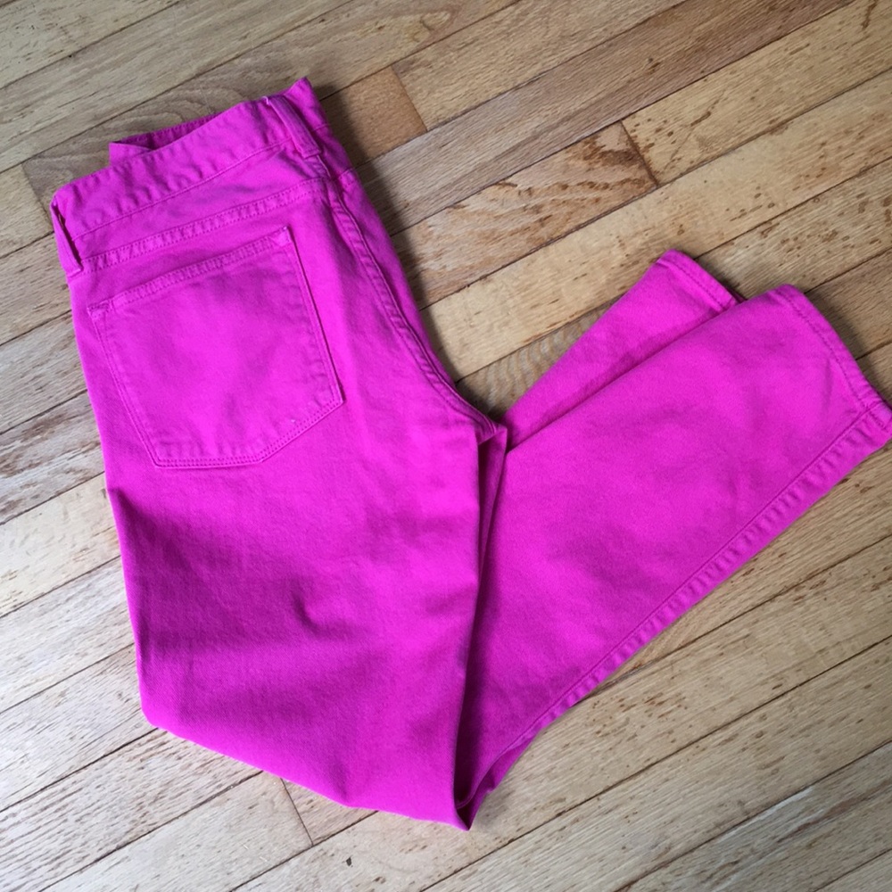 Hot Pink J.Crew Ankle Pants